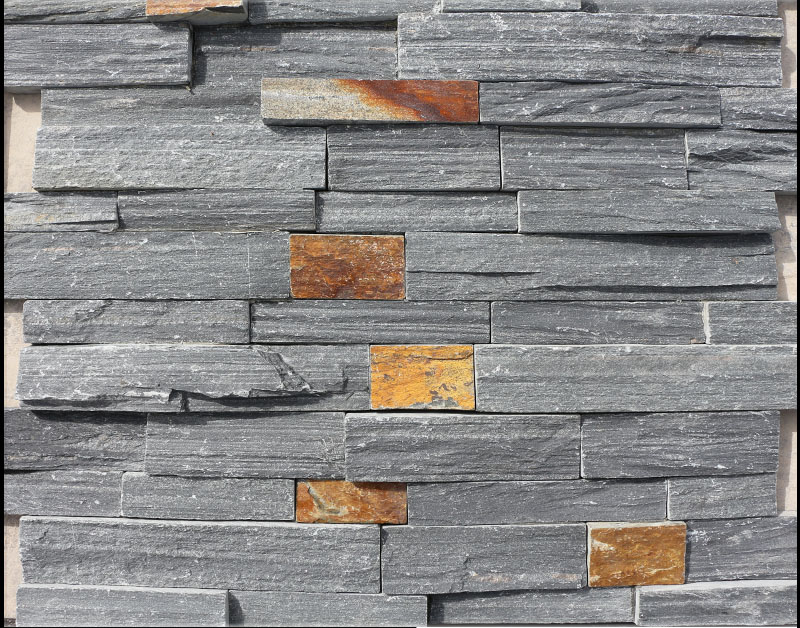 cheap exterior wall natural rough stone cladding