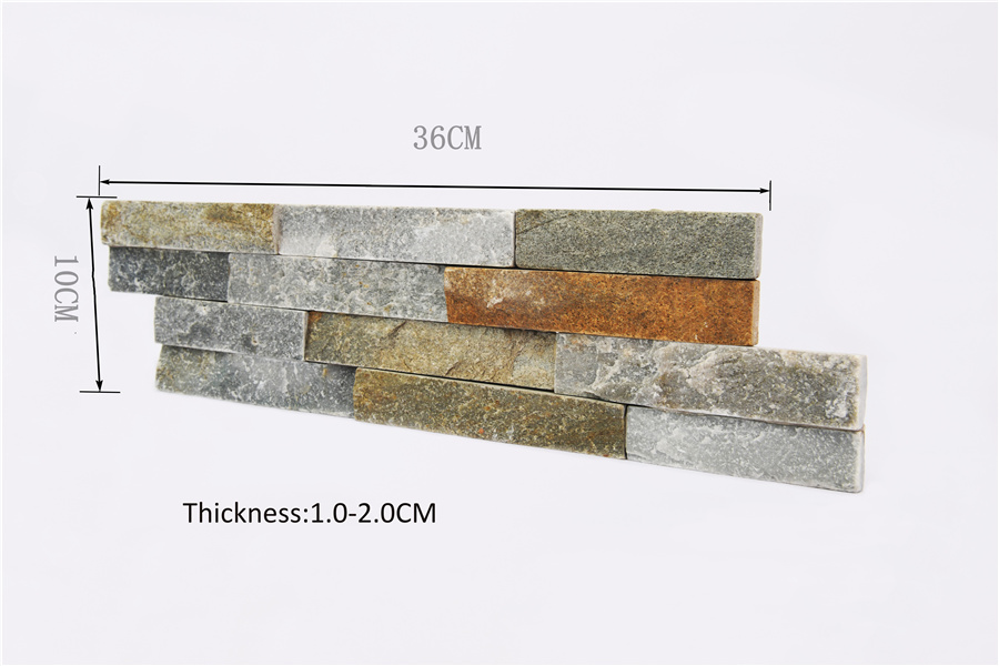 Super thin natural beige stone cladding