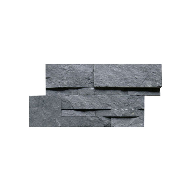18×35cm black slate outside wall stone cladding
